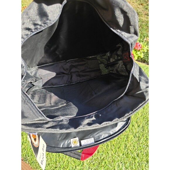 Vtg 90s Mead NHL New Jersey Devils Messenger Carry-on Gym Laptop Book Bag NWT - Picture 10 of 13